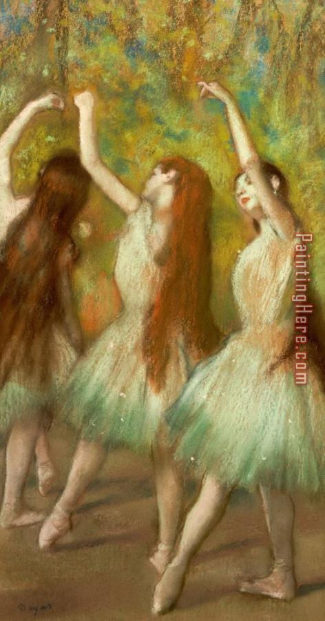 Edgar Degas Green Dancers